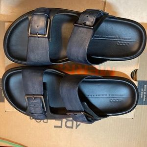 ECCO FLOWT LX MEN'S BUCKLE SLIDES